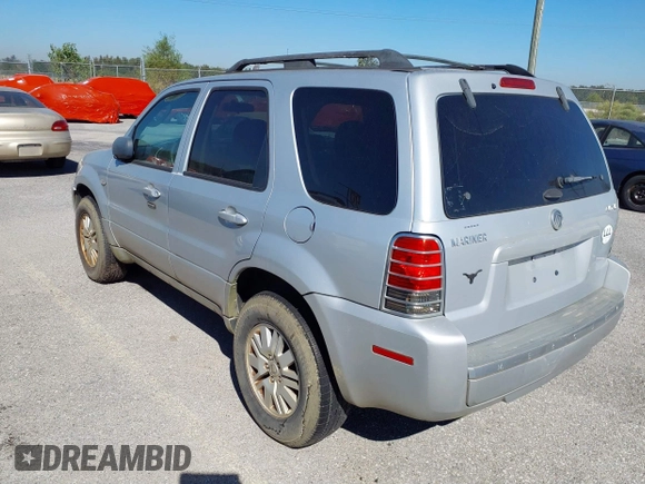 2005 Mercury Mariner Luxury z VIN 4M2YU57155DJ07235, wystawiony jako IAAI lot #40687176 z przebiegiem 193 237 mil mil oraz . Historia ofert i sprzedaży dostępna na DreamBid. Obrazek 3.