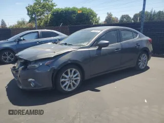 2014 Mazda 3 S Touring with VIN JM1BM1V39E1145478, listed as a Copart auction lot 57860645 with 55,322 mi miles and Salvage title. Bid and sale history available at DreamBid. Image 1.