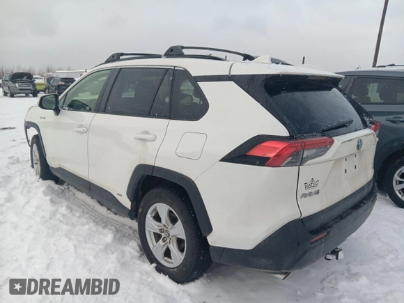 2019 Toyota RAV4 Hybrid XLE with VIN JTMRWRFV8KD004029, listed as a Copart auction lot 48261625 with 0 mi miles and Salvage Title. Bid and sale history available at carsss.com. Image 2.