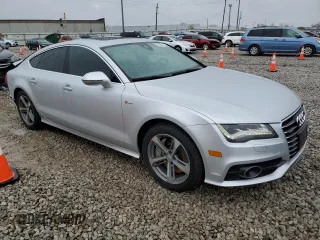 2013 Audi A7 Prestige with VIN WAU3GAFC9DN039773, listed as a Copart auction lot 52095735 with 107,246 mi miles and Salvage title. Bid and sale history available at DreamBid. Image 4.