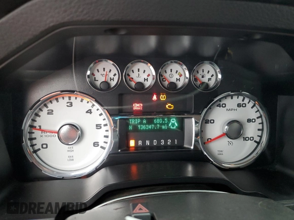 2010 Ford Super Duty F-250 SRW XL with VIN 1FTSW2BYXAEA16264, listed as a Copart auction lot 89131605 with 136,347 mi miles and Clean Title. Bid and sale history available at carsss.com. Image 9.