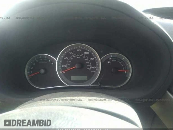 2009 Subaru Impreza i z VIN JF1GH61659H809222, wystawiony jako IAAI lot #27395462 z przebiegiem Nie podano mil oraz . Historia ofert i sprzedaży dostępna na DreamBid. Obrazek 7.