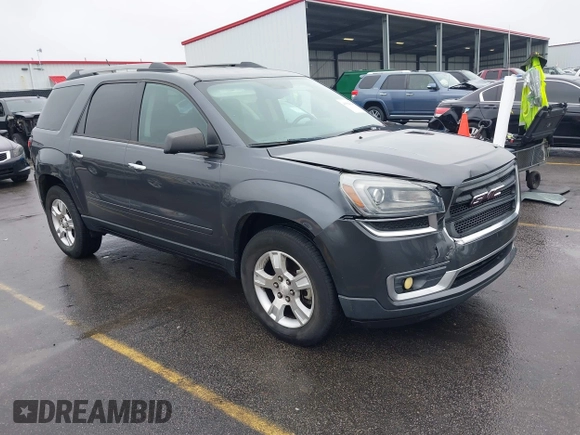 2013 GMC Acadia SLE with VIN 1GKKRPKD3DJ161597, listed as a IAAI auction lot 41564148 with 210,245 mi miles and . Bid and sale history available at DreamBid. Image 1.