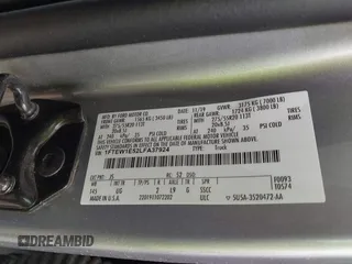 2020 Ford F-150 XL with VIN 1FTEW1E52LFA37924, listed as a IAAI auction lot 42269012 with Not provided miles and . Bid and sale history available at DreamBid. Image 9.