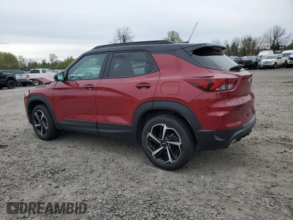 2021 Chevrolet TrailBlazer RS with VIN KL79MUSL5MB137954, listed as a Copart auction lot 50711834 with 30,468 mi miles and . Bid and sale history available at DreamBid. Image 2.