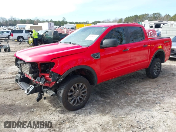 2022 Ford Ranger XL with VIN 1FTER4EH8NLD12946, listed as a IAAI auction lot 41262547 with 105,121 mi miles. Bid and sale history available at carsss.com. Image 2.