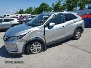 2019 Mitsubishi Eclipse Cross ES with VIN JA4AS3AA7KZ018687, listed as a Copart auction lot 58853325 with 136,205 mi miles and Salvage title. Bid and sale history available at DreamBid. Image 1.