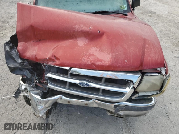 1998 Ford Ranger XL with VIN 1FTYR10C9WUC43557, listed as a Copart auction lot 71393634 with Not provided miles and Salvage title. Bid and sale history available at DreamBid. Image 11.