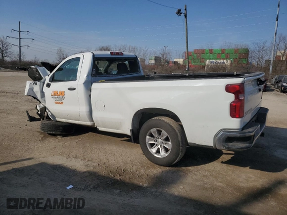 2019 Chevrolet Silverado 1500 Work Truck with VIN 3GCNWAEFXKG241621, listed as a Copart auction lot 48969065 with 115,000 mi miles and Salvage Title. Bid and sale history available at DreamBid. Image 2.