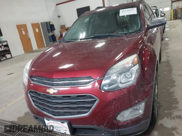 2016 Chevrolet Equinox LTZ with VIN 2GNFLGE35G6165645, listed as a IAAI auction lot 41731637 with 122,026 mi miles. Bid and sale history available at carsss.com. Image 12.