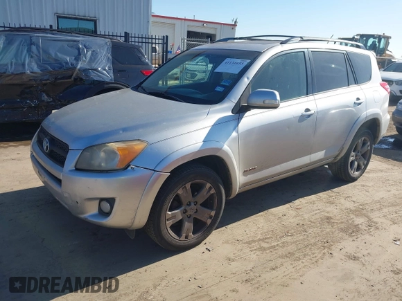 2010 Toyota RAV4 Sport with VIN JTMRF4DVXA5033966, listed as a IAAI auction lot 41131655 with 222,257 mi miles. Bid and sale history available at carsss.com. Image 19.