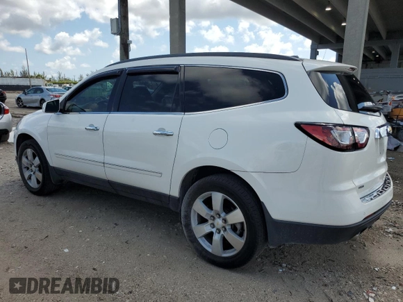2015 Chevrolet Traverse LTZ with VIN 1GNKVJKDXFJ212107, listed as a Copart auction lot 55721935 with 129,333 mi miles and Clean Title. Bid and sale history available at DreamBid. Image 2.