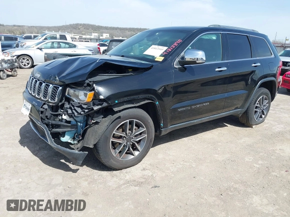 2019 Jeep Grand Cherokee Limited with VIN 1C4RJFBG0KC842131, listed as a IAAI auction lot 41813345 with 59,164 mi miles. Bid and sale history available at carsss.com. Image 2.