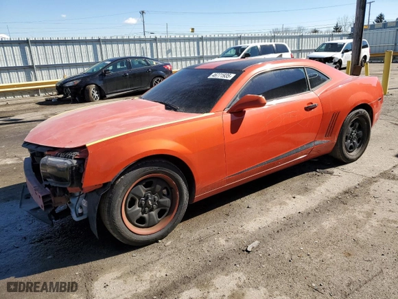 2013 Chevrolet Camaro LS with VIN 2G1FA1E3XD9148399, listed as a Copart auction lot 46771935 with 109,463 mi miles and Salvage Title. Bid and sale history available at carsss.com. Image 1.