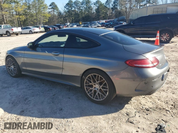 2017 Mercedes-Benz C 43 AMG with VIN WDDWJ6EB5HF521833, listed as a Copart auction lot 48008135 with 106,392 mi miles and Salvage Title. Bid and sale history available at carsss.com. Image 2.