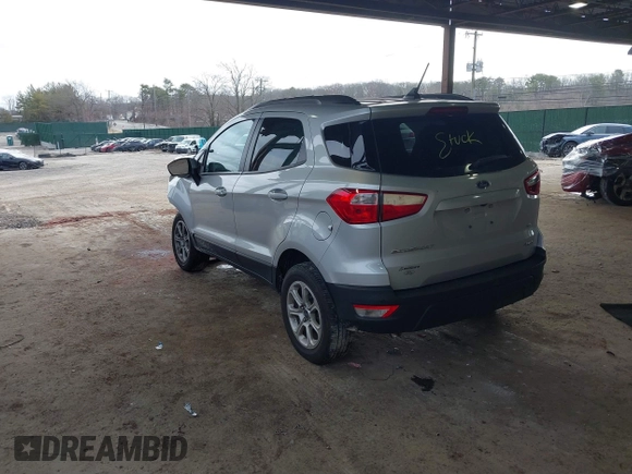 2022 Ford EcoSport SE z VIN MAJ6S3GL6NC468395, wystawiony jako IAAI lot #41804001 z przebiegiem 18 695 mil mil oraz . Historia ofert i sprzedaży dostępna na DreamBid. Obrazek 3.