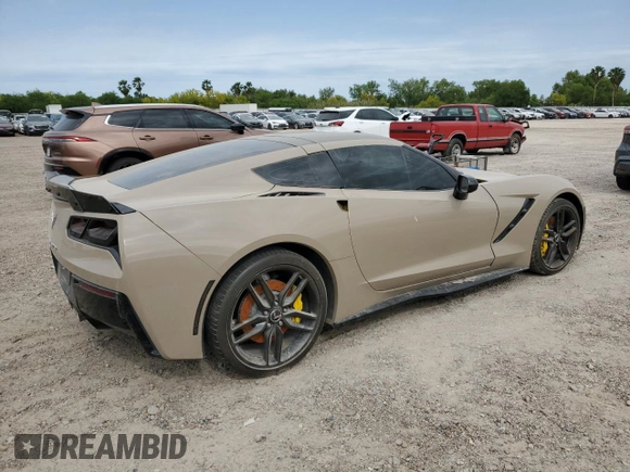 2015 Chevrolet Corvette Z51 1LT z VIN 1G1YH2D74F5117020, wystawiony jako Copart lot #52010015 z przebiegiem Nie podano mil oraz Szkoda całkowita • Salvage title. Historia ofert i sprzedaży dostępna na DreamBid. Obrazek 3.