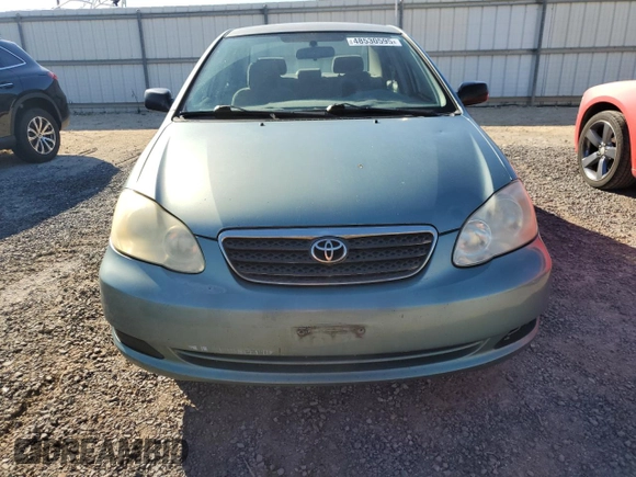 2005 Toyota Corolla CE with VIN 1NXBR32E15Z438028, listed as a Copart auction lot 48530595 with 225,109 mi miles and Salvage Title. Bid and sale history available at DreamBid. Image 5.
