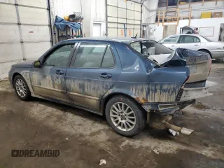 2008 Saab 9-5 with VIN YS3ED49GX83516077, listed as a Copart auction lot 85770424 with 138,623 mi miles and Salvage Title. Bid and sale history available at carsss.com. Image 2.