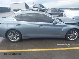 2020 Infiniti Q50 Luxe with VIN JN1EV7APXLM205739, listed as a IAAI auction lot 42084427 with 122,135 mi miles and . Bid and sale history available at DreamBid. Image 13.
