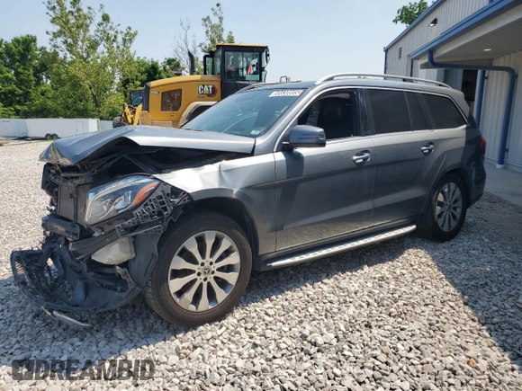 2017 Mercedes-Benz GLS 450 z VIN 4JGDF6EE4HA912817, wystawiony jako Copart lot #58530805 z przebiegiem 116 242 mil mil oraz Czysty tytuł • Clean title. Historia ofert i sprzedaży dostępna na DreamBid. Obrazek 1.