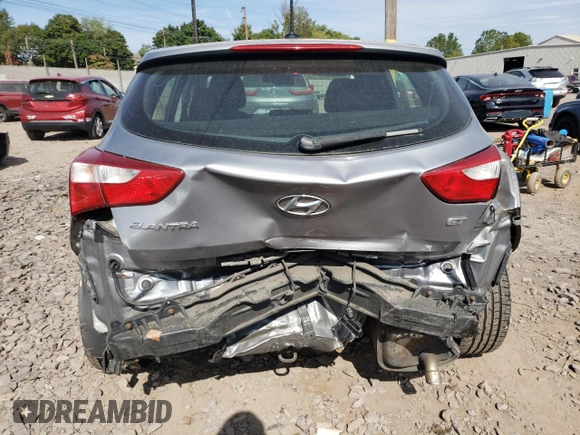 2016 Hyundai Elantra GT with VIN KMHD35LHXGU276952, listed as a Copart auction lot 72044104 with 85,969 mi miles and Salvage Title. Bid and sale history available at carsss.com. Image 6.