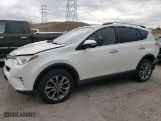 2018 Toyota RAV4 Limited with VIN JTMDFREV1JJ738071, listed as a Copart auction lot 49482175 with 57,506 mi miles and Salvage Title. Bid and sale history available at carsss.com. Image 1.
