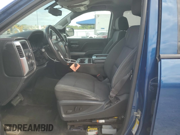 2015 Chevrolet Silverado 1500 LT with VIN 1GCUKREC7FF202973, listed as a Copart auction lot 54208755 with Not Provided miles and Salvage Title. Bid and sale history available at DreamBid. Image 7.