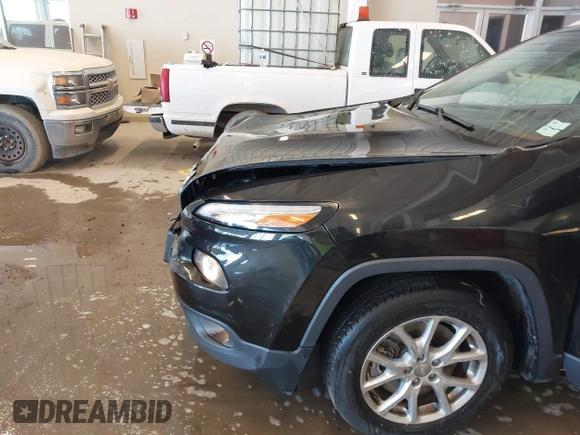 2015 Jeep Cherokee Latitude with VIN 1C4PJLCB9FW536767, listed as a IAAI auction lot 41380122 with 192,535 mi miles. Bid and sale history available at carsss.com. Image 19.