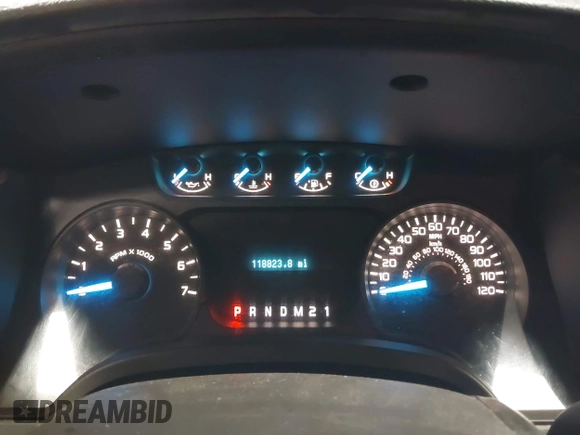 2013 Ford F-150 XL with VIN 1FTFX1EF2DFD36437, listed as a IAAI auction lot 42400934 with 118,823 mi miles and . Bid and sale history available at DreamBid. Image 7.