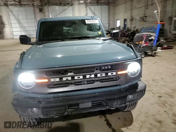 2023 Ford Bronco with VIN 1FMDE5AH2PLC08096, listed as a Copart auction lot 41843445 with 12,031 mi miles and Salvage Title. Bid and sale history available at DreamBid. Image 11.
