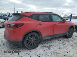 2019 Chevrolet Blazer z VIN 3GNKBCRS2KS697859, wystawiony jako Copart lot #42671545 z przebiegiem 130 279 mil mil oraz Szkoda całkowita • Salvage title. Historia ofert i sprzedaży dostępna na DreamBid. Obrazek 3.