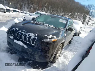 2017 Jeep Cherokee Sport with VIN 1C4PJMAB9HD215769, listed as a IAAI auction lot 41257530 with 110,935 mi miles. Bid and sale history available at carsss.com. Image 17.