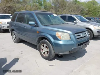 2007 Honda Pilot EX-L with VIN 5FNYF28597B037850, listed as a IAAI auction lot 41879048 with 194,089 mi miles. Bid and sale history available at carsss.com. Image 1.