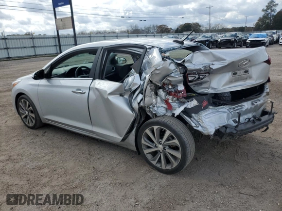 2021 Hyundai Accent Limited with VIN 3KPC34A64ME145005, listed as a Copart auction lot 85320034 with 43,701 mi miles and Salvage Title. Bid and sale history available at carsss.com. Image 2.