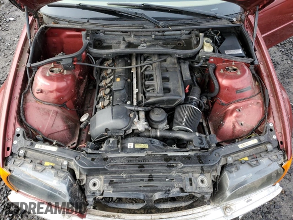 2001 BMW 3 Series 325Ci with VIN WBABS334X1JY41304, listed as a Copart auction lot 85814304 with 93,527 mi miles and Salvage Title. Bid and sale history available at carsss.com. Image 11.