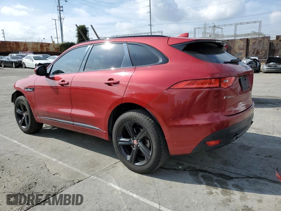 2019 Jaguar F-Pace 25t R-Sport with VIN SADCL2FX2KA606177, listed as a Copart auction lot 43308784 with 87,428 mi miles and . Bid and sale history available at DreamBid. Image 2.