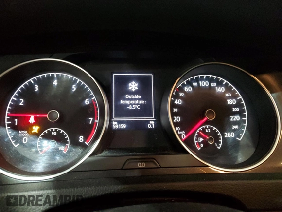 2019 Volkswagen Golf SportWagen S with VIN 3VW117AU2KM525120, listed as a Copart auction lot 87359714 with 59,159 mi miles and Clean Title. Bid and sale history available at carsss.com. Image 9.