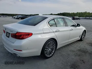 2018 BMW 5 Series 540i with VIN WBAJE5C53JG917921, listed as a Copart auction lot 54985805 with 75,307 mi miles and Salvage title. Bid and sale history available at DreamBid. Image 3.