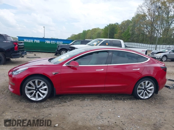 2019 Tesla Model 3 Mid Range z VIN 5YJ3E1EA7KF445040, wystawiony jako IAAI lot #41954956 z przebiegiem 68 004 mil mil oraz . Historia ofert i sprzedaży dostępna na DreamBid. Obrazek 14.