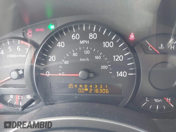 2005 Nissan Titan XE with VIN 1N6AA07A95N511746, listed as a IAAI auction lot 42190947 with 216,306 mi miles and . Bid and sale history available at DreamBid. Image 7.