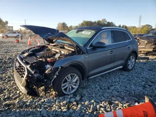 2022 Audi Q5 S line Premium with VIN WA1GAAFY5N2073501, listed as a Copart auction lot 75856484 with 33,609 mi miles and Salvage Title. Bid and sale history available at carsss.com. Image 1.