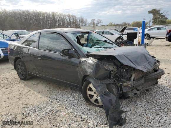 2003 Honda Civic EX with VIN 1HGEM22973L011602, listed as a Copart auction lot 50883405 with 260,903 mi miles and Salvage Title. Bid and sale history available at carsss.com. Image 4.