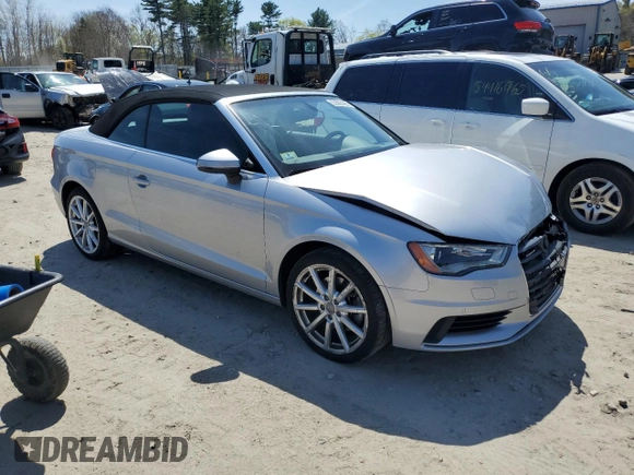 2015 Audi A3 2.0T Premium Plus with VIN WAU3FLFF1F1058773, listed as a Copart auction lot 53395495 with 55,667 mi miles and Clean Title. Bid and sale history available at carsss.com. Image 4.