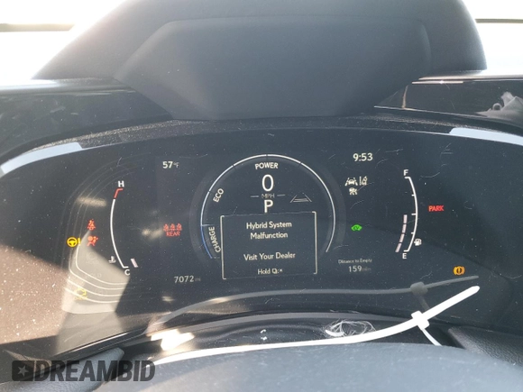 2022 Lexus NX with VIN JTJHKCEZ7N5004639, listed as a Copart auction lot 48561293 with 7,072 mi miles. Bid and sale history available at carsss.com. Image 9.