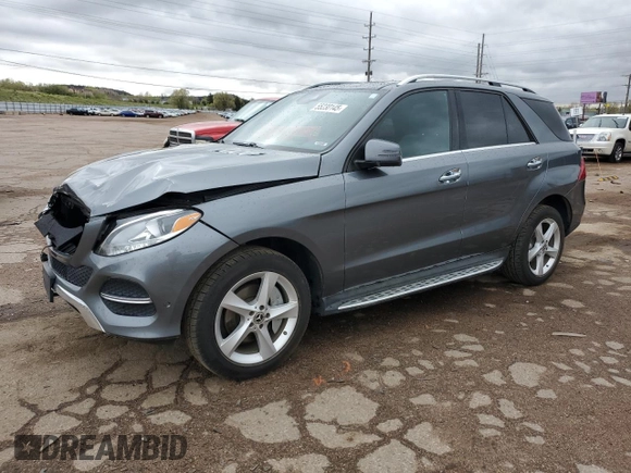 2018 Mercedes-Benz GLE 350 with VIN 4JGDA5HB8JB107428, listed as a Copart auction lot 55230145 with 110,000 mi miles and Salvage title. Bid and sale history available at DreamBid. Image 1.