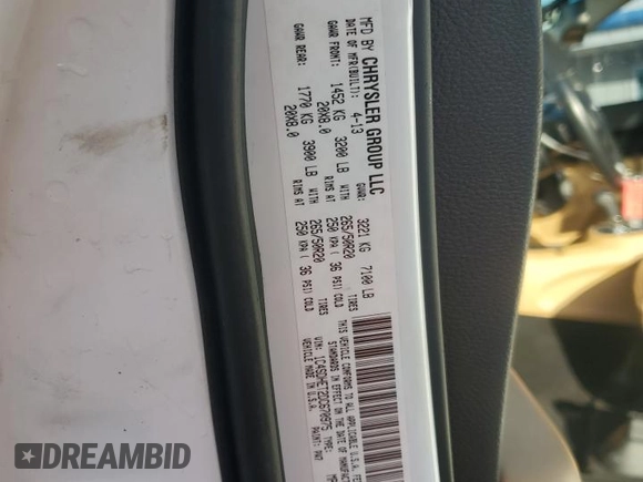 2013 Dodge Durango Citadel with VIN 1C4SDHET2DC670975, listed as a Copart auction lot 80535204 with 137,012 mi miles and Non Repairable. Bid and sale history available at carsss.com. Image 13.