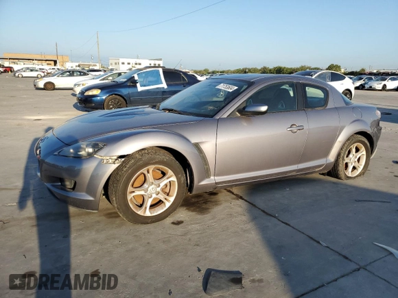 2004 Mazda RX-8 with VIN JM1FE17N040123306, listed as a Copart auction lot 71753604 with 136,794 mi miles and Clean Title. Bid and sale history available at carsss.com. Image 1.