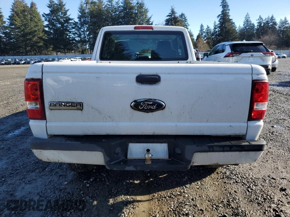 2007 Ford Ranger XLT with VIN 1FTZR45E57PA83323, listed as a Copart auction lot 43993925 with 132,315 mi miles and Salvage Title. Bid and sale history available at carsss.com. Image 6.