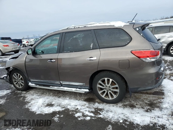 2013 Nissan Pathfinder Platinum with VIN 5N1AR2MM9DC674036, listed as a Copart auction lot 86051544 with 154,805 mi miles and Salvage title. Bid and sale history available at DreamBid. Image 2.